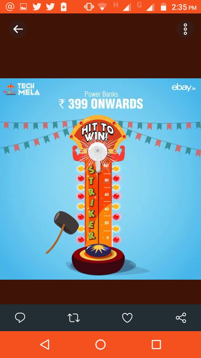 mehtadanny931's tweet photo. @ebayindia Here is My Screenshort
#ContestAlert #TechMela
Join @Raghavendra0703 @Chinnarayudu98 @Celina_Tweets @piyu196 @ajaysahoo1981 @inmehta28 @AnkurMalviya6 @Nikhilchintu151 https://t.co/n26GAN10f0