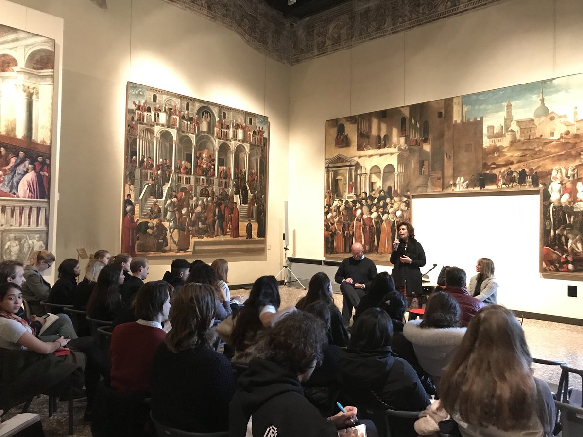 With Paola Marini @ Gallerie dell’Accademia in Venice #mama <a href="/sdabocconi/">SDA Bocconi</a>