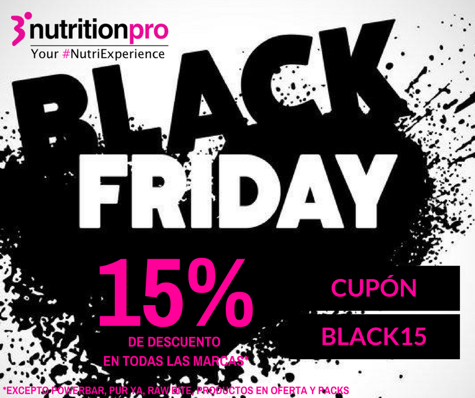 3NutritionPro's tweet photo. Es viernes y #BlackFriday... ¿qué más se puede pedir?
Disfruta de un 15% de descuento en toooda la web https://t.co/dLuvlZW8r9
Enjoy Your #NutriExperience with us 🎯
#3NutritionPro #BlackWeekend #NutriciónDeportiva https://t.co/nDjpZWN6o7
