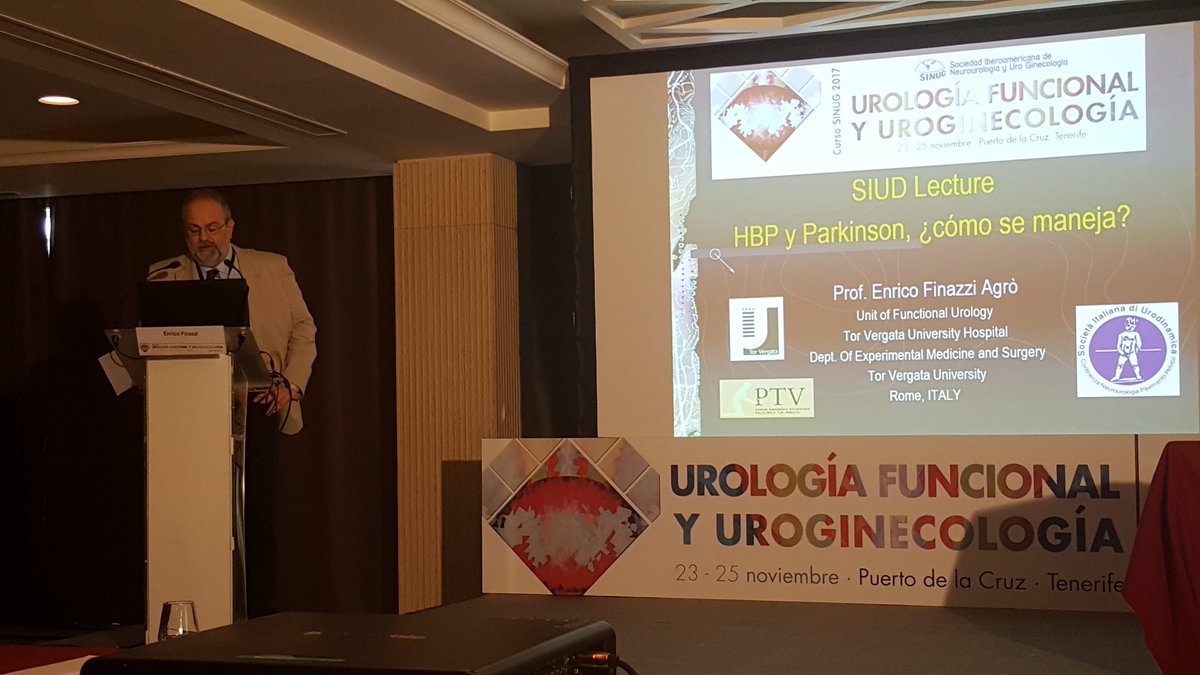 sinug_org's tweet photo. Dr. Finazzi
SIUD lecture en #sinug2017 @sinug_org 
HBP y parkinson https://t.co/gRCyjgp2uQ