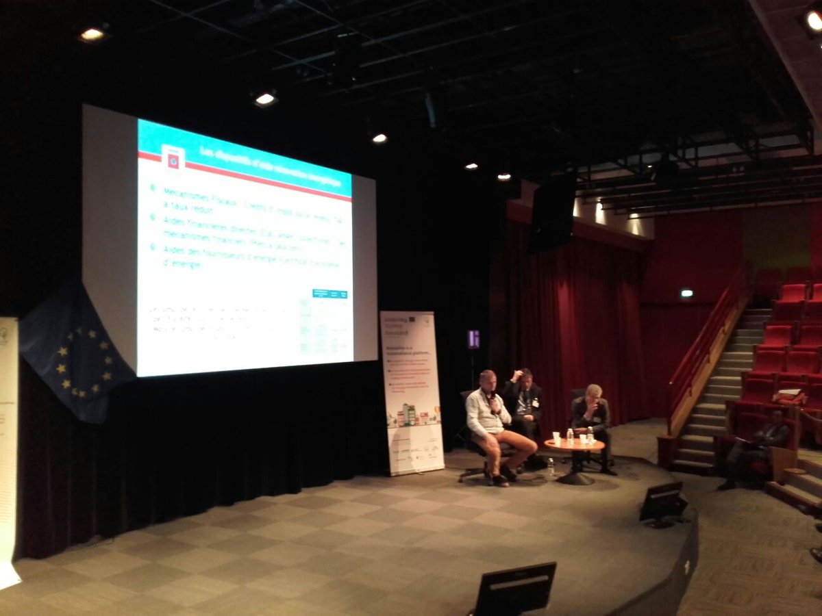 RehabiliteEu's tweet photo. .@ademe presente les dispositifs d'aide jusqu'a present: #Confiance et accompagnement sont clefs pour la #renovationenergetique.
II Forum #RehabiliteEU @Sudoe5 in #Bordeaux 
@AGENEXORG @Fund_Laboral @CREAHd @Lisboaenova @EIGSI @grand_angouleme https://t.co/sdSEcVCUvP
