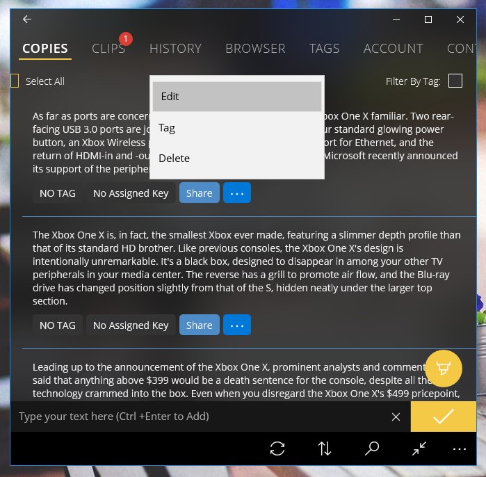copyspaceapp's tweet image. Did you know? On the updated Windows version of Copy Space, you can start editing a copy quicker and have a larger space to do it in! Check it out now: microsoft.com/en-us/store/p/… Other platform updates to come as well!