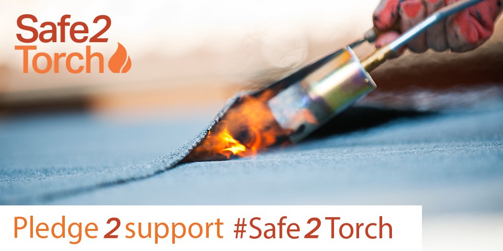 Help to promote our #safe2torch campaign to reduce the risk of roof fires when using gas torches. Find out more bit.ly/2ugLnwC