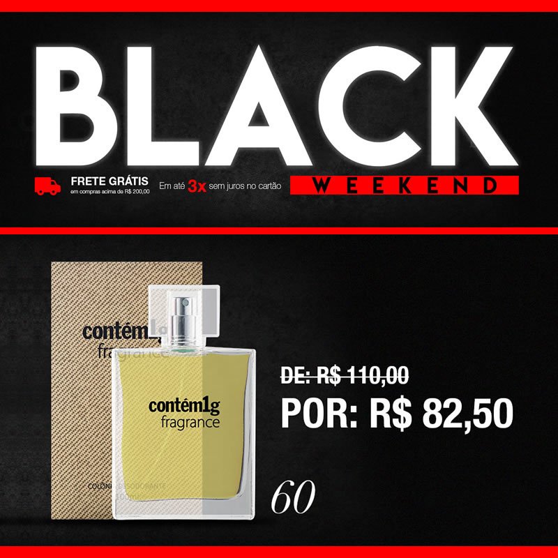 PromoShow_'s tweet photo. ⚠ OFERTA BLACK FRIDAY - Contém 1g ⚠
CONTÉM1G FRAGRANCE 60 - Inspirado no Azzaro
Fixação excepcional, fragrância perfeita igualzinho ao original.
💵 De R$ 110,00 por 👉 R$ 82,50 👈 a vista
🛒 https://t.co/iaIms5Bd1V

#BLACKFRIDAY https://t.co/cpHPGTsJV4
