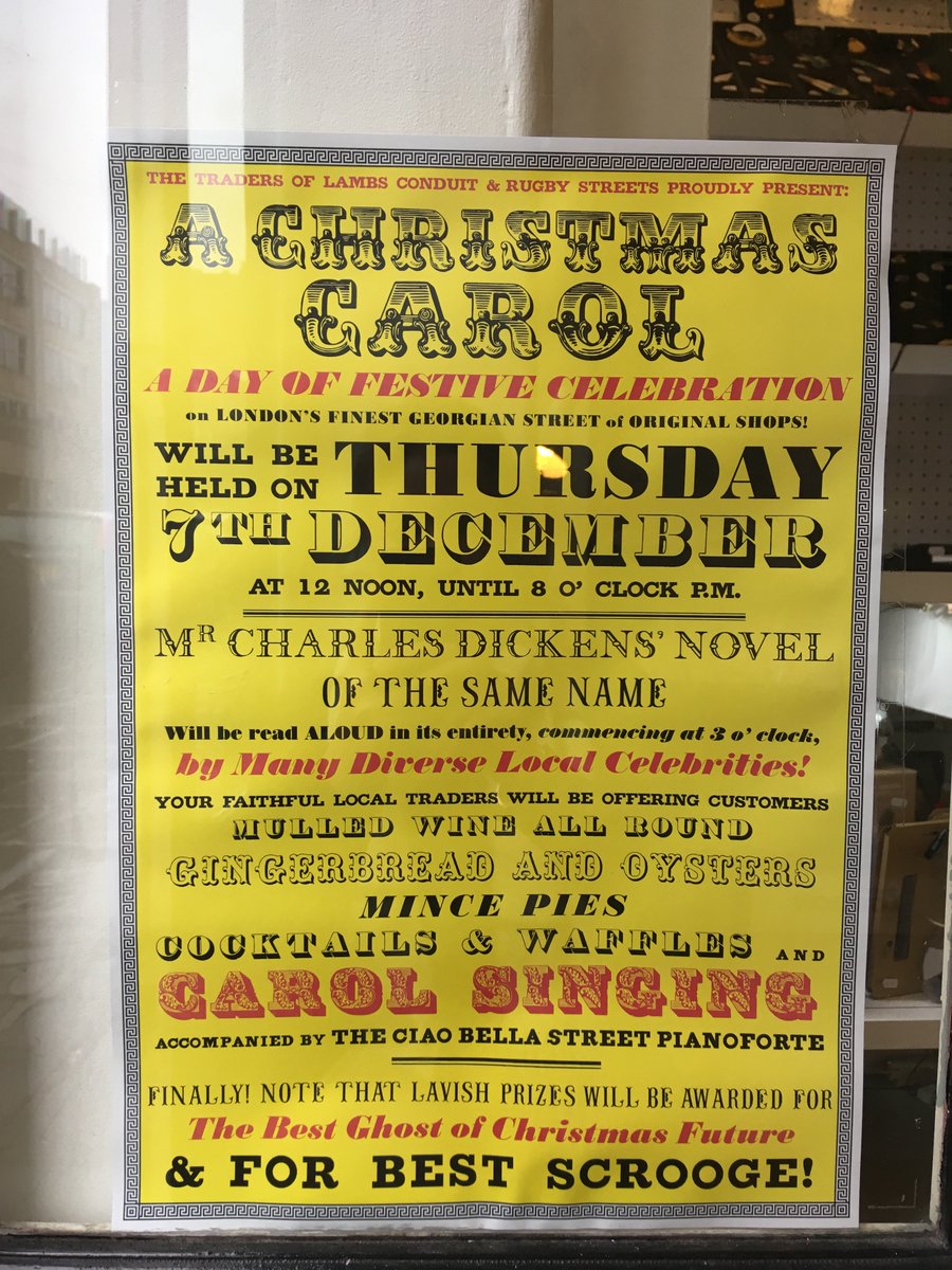 VolteFaceShop's tweet photo. Don't miss: 'A Christmas Carol' festive performance at #LambsConduitStreet, on Thurs 7th Dec, 12-8pm. Plenty of mince pies &amp; mulled wine on offer! #achristmascarol #bloomsbury https://t.co/DWaTohDIAH