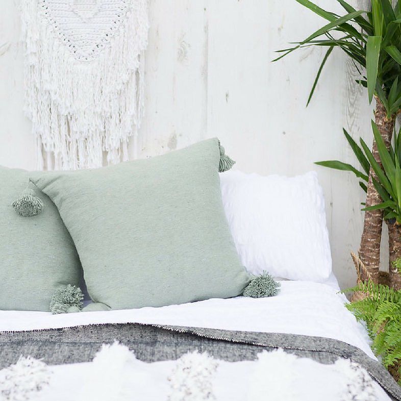 Happy BLACK FRIYAY 🌿Up to 60% off today! Pompom cushions, throws, baskets and much more. 🌿Shop link in bio🌿 | Hurry while stock lasts! ift.tt/2mXtGmk