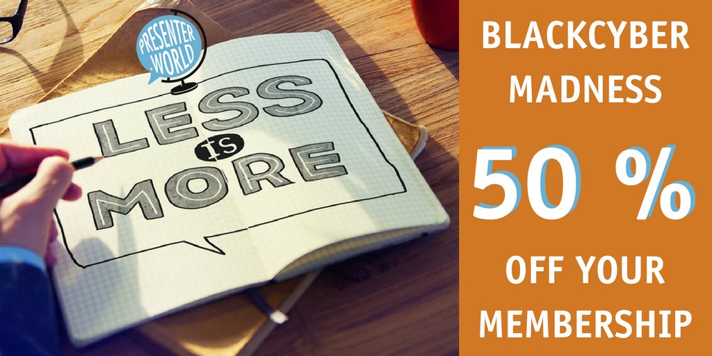 #BlackFriday Madness at PRESENTER.WORLD. Get 115+ #PreziTemplates for only € 47 using BLACKCYBER2017 as promo-code. Preview on the #Prezi #Templates on presenter.world/prezi-classic-…