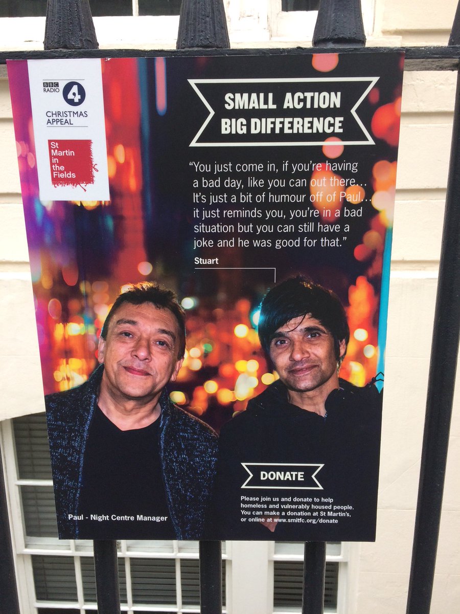 SMITF_frontline's tweet photo. #SmallActionBigDifference Our Appeal material is now up on the @smitf_london railings! @homelesslondon @SMITF_Christmas @timbissett https://t.co/krv4BoRC8L