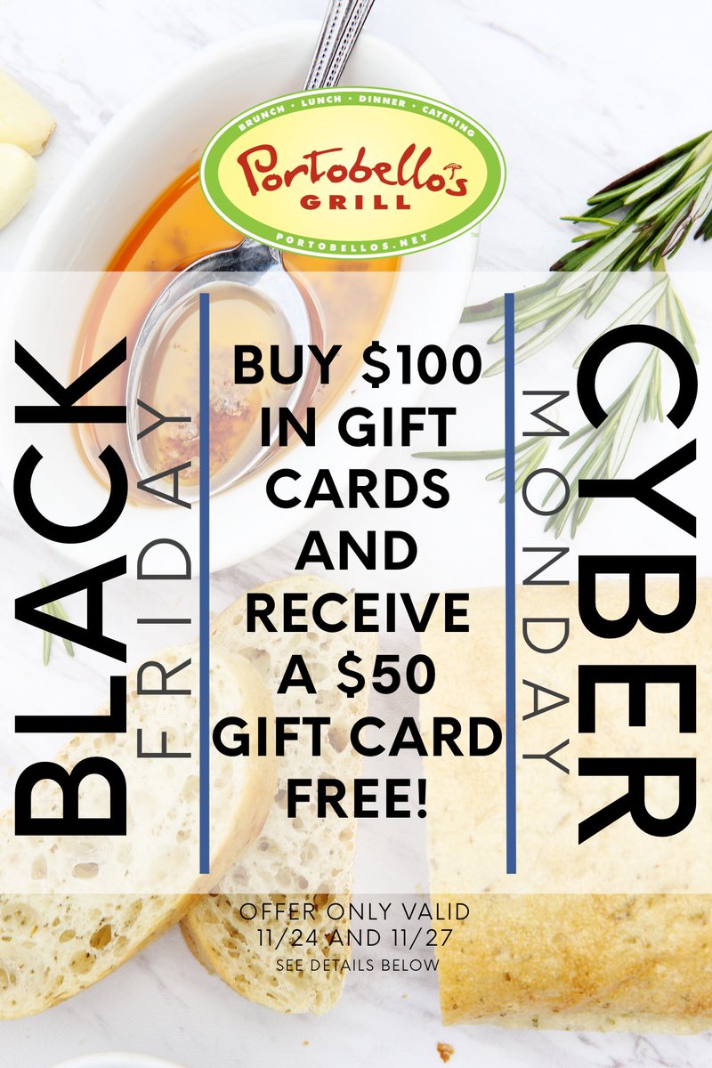 PbosGrill's tweet photo. It’s #blackfriday and we’ve got yummy deals for you! Buy gift cards in store and online today! #pbosgrill #idigbr #tastelouisiana https://t.co/TRTEL0ILwx