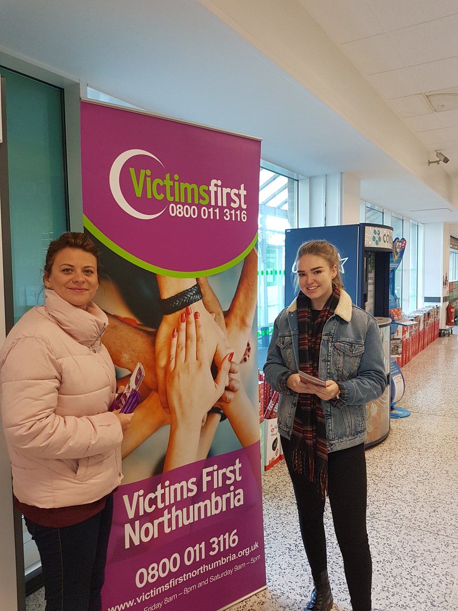 shellalex1983's tweet photo. Thanks to @asda in Boldon for letting us raise awareness of support available to victims of crime as part of #RJWeek2017 https://t.co/EQ2NNtyLys