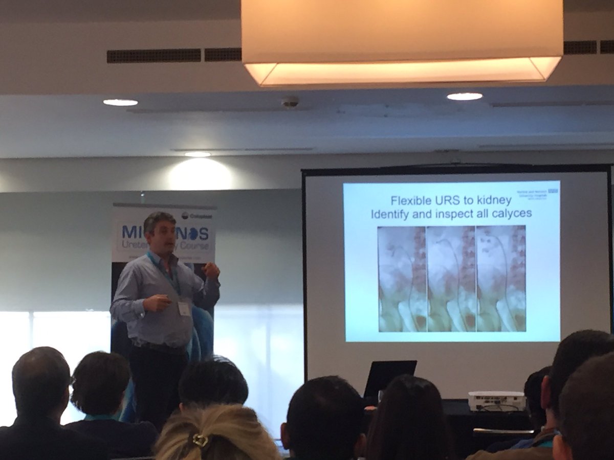 jake_p76's tweet photo. #muc2017 @MrWillFinch describes the basics of flexiURS to an enthralled crowd-inny outy, uppy-downy, twisty-twisty. Simples! @CP_Endourology @LukeStorz @LocalUrologist @mrbengrey https://t.co/Ppe4TWGDyo