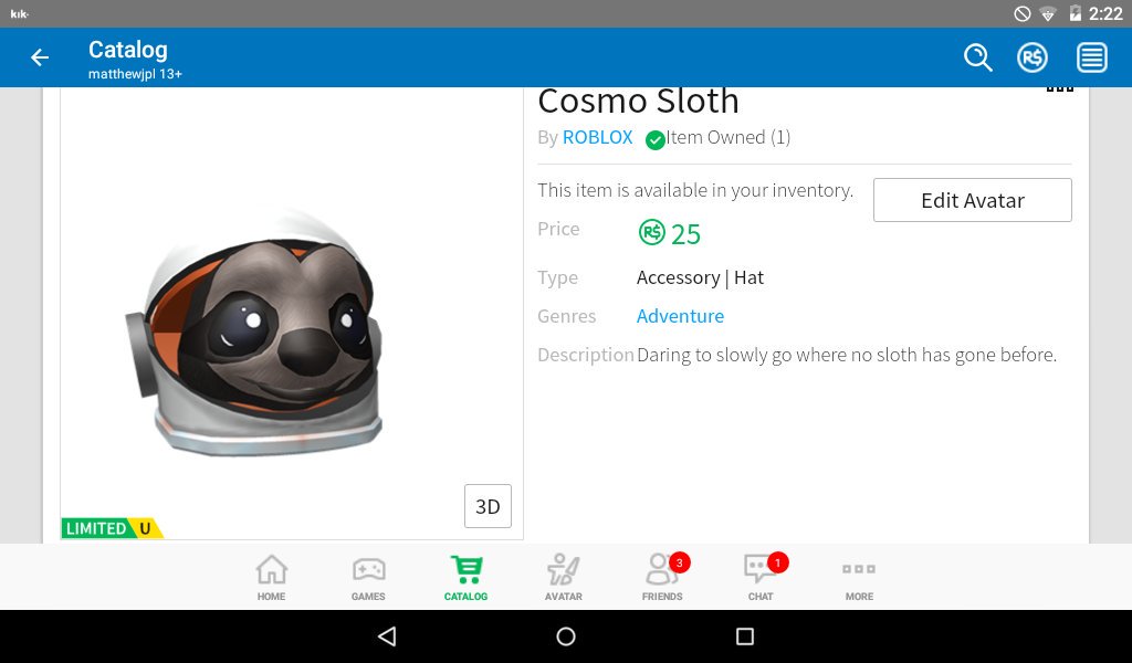 Poke On Twitter Happy Friday - cosmo sloth roblox