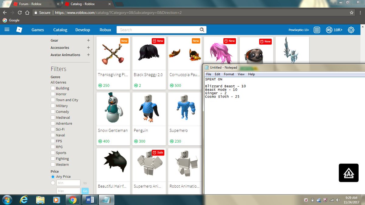 Pewseptic On Twitter So Far So Good Bought 4 Items Expect - lots of robux roblox
