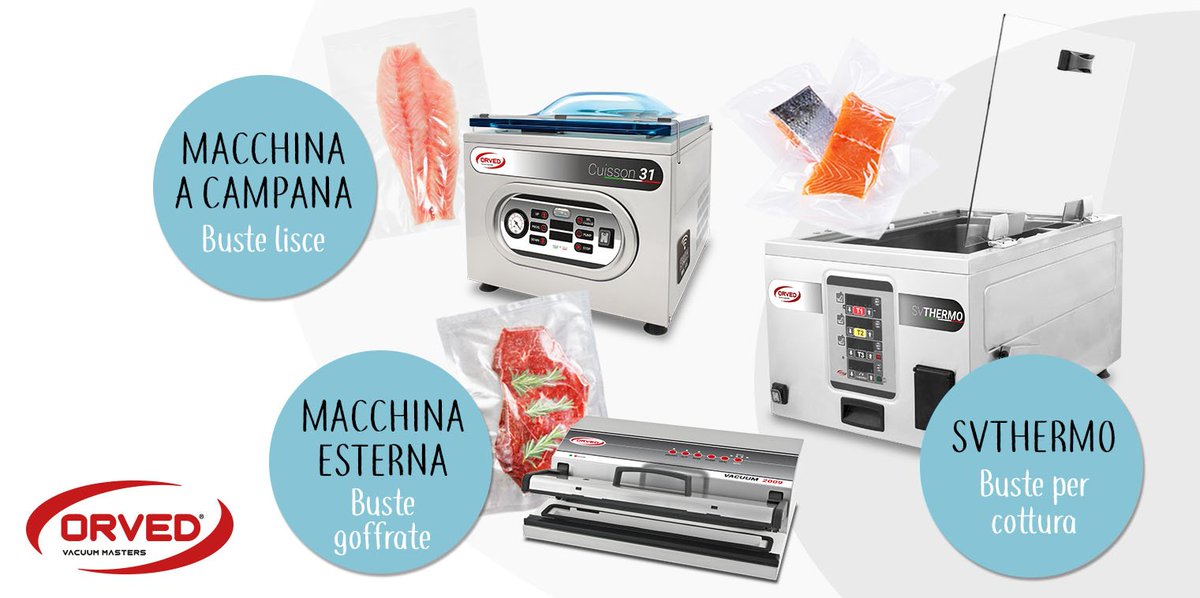 OrvedSpA's tweet photo. Per ogni macchina la giusta busta!
#vacuumbags #sousvide #vacuumachine #nopvc #bpafree

https://t.co/vPidtBVHUp https://t.co/UY807yQFmF