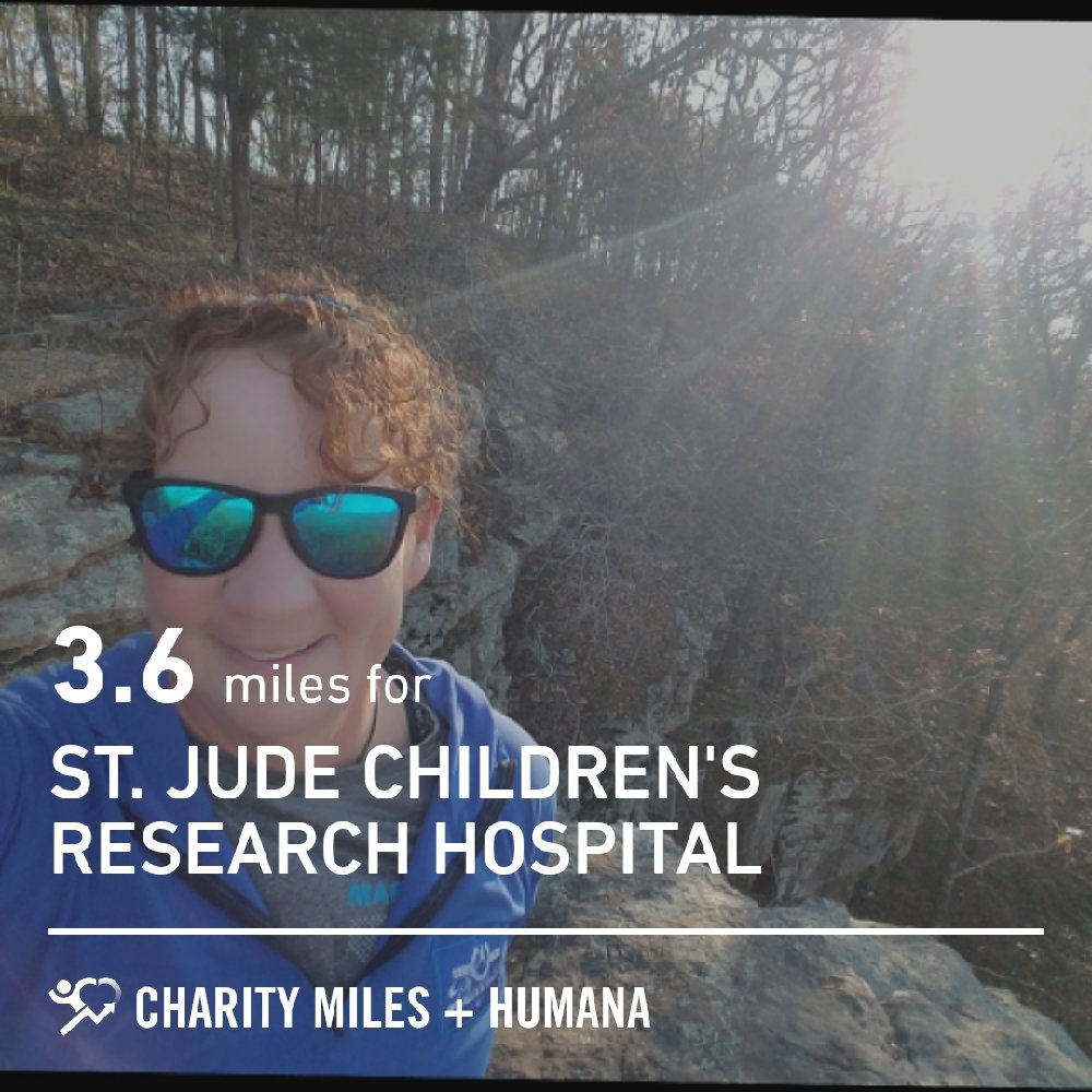 mc2runnergirl's tweet photo. 3.6 @CharityMiles 4 @StJude. Thanks @Humana https://t.co/1FuJKI0i3w #StartWithHealthy #OptOutside #TrailRunning
https://t.co/KPv4wsRmtk https://t.co/Bs6lGDj9QL