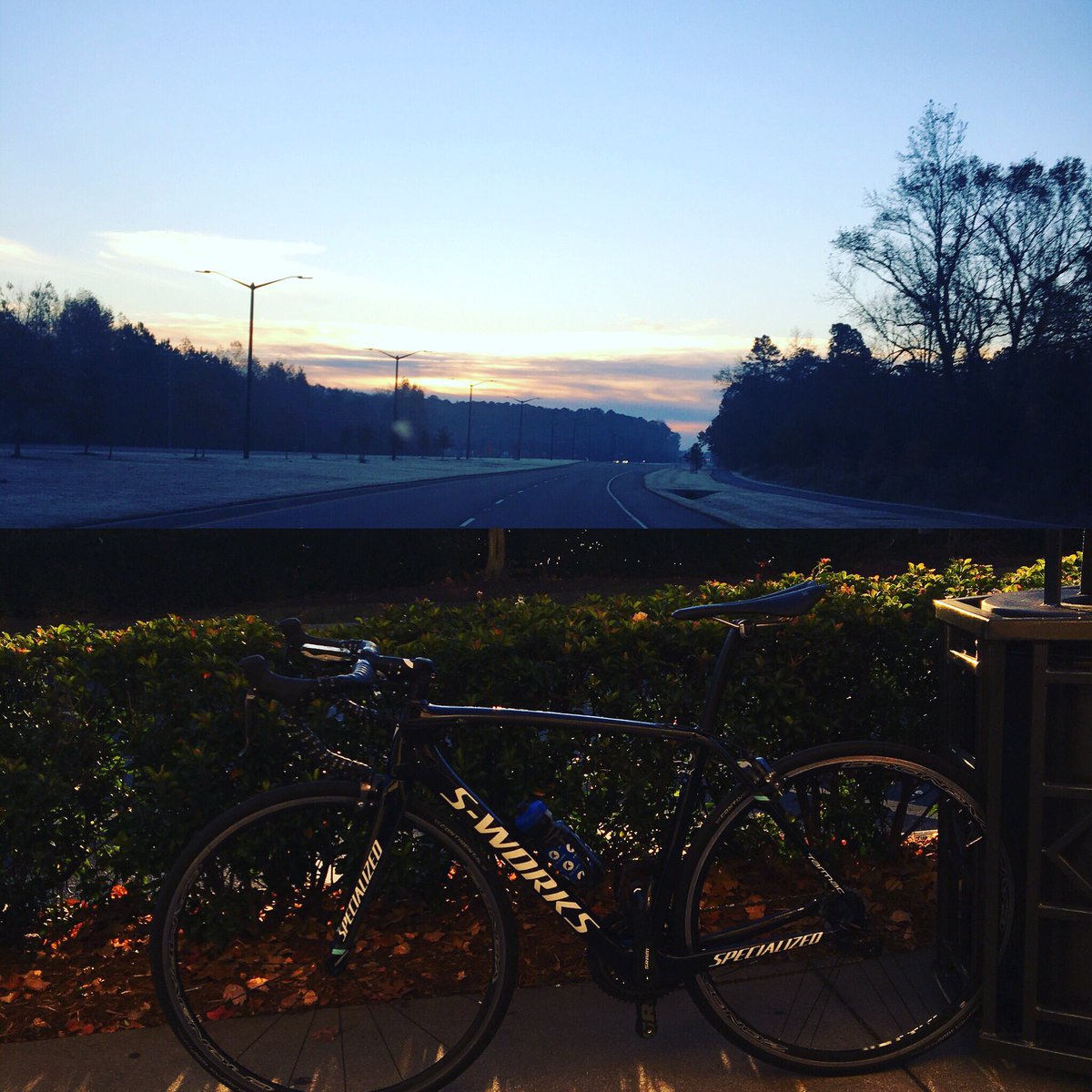 VaBchTriGuy's tweet photo. #frosty @fatfrogsbikes #fridayfamilyfunride but great to get out on #weekday morning. Nice & smooth with push on Newbridge at the end. #iamspecialized #waltracing #workworks #ridewiththeshark #cycling #cyclinglife @iamspecialized @s_works_official @pactimo_official https://t.co/niY5jZJK2N