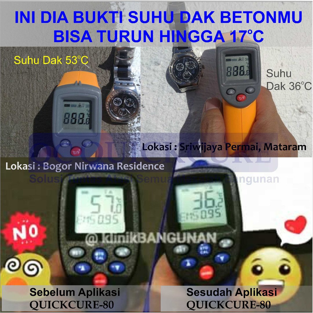 klinikbangunan's tweet photo. Bila ada yang mampu menurunkan suhu dak beton hingga setara dengan suhu ruang, maka #Quickcure punya solusinya.
Klik link berikut untuk cari jawabannya :
https://t.co/kFiQT4EyDf
#dakbeton #rumah #properti #konstruksi #atap #beton https://t.co/e4z2zzcUjo