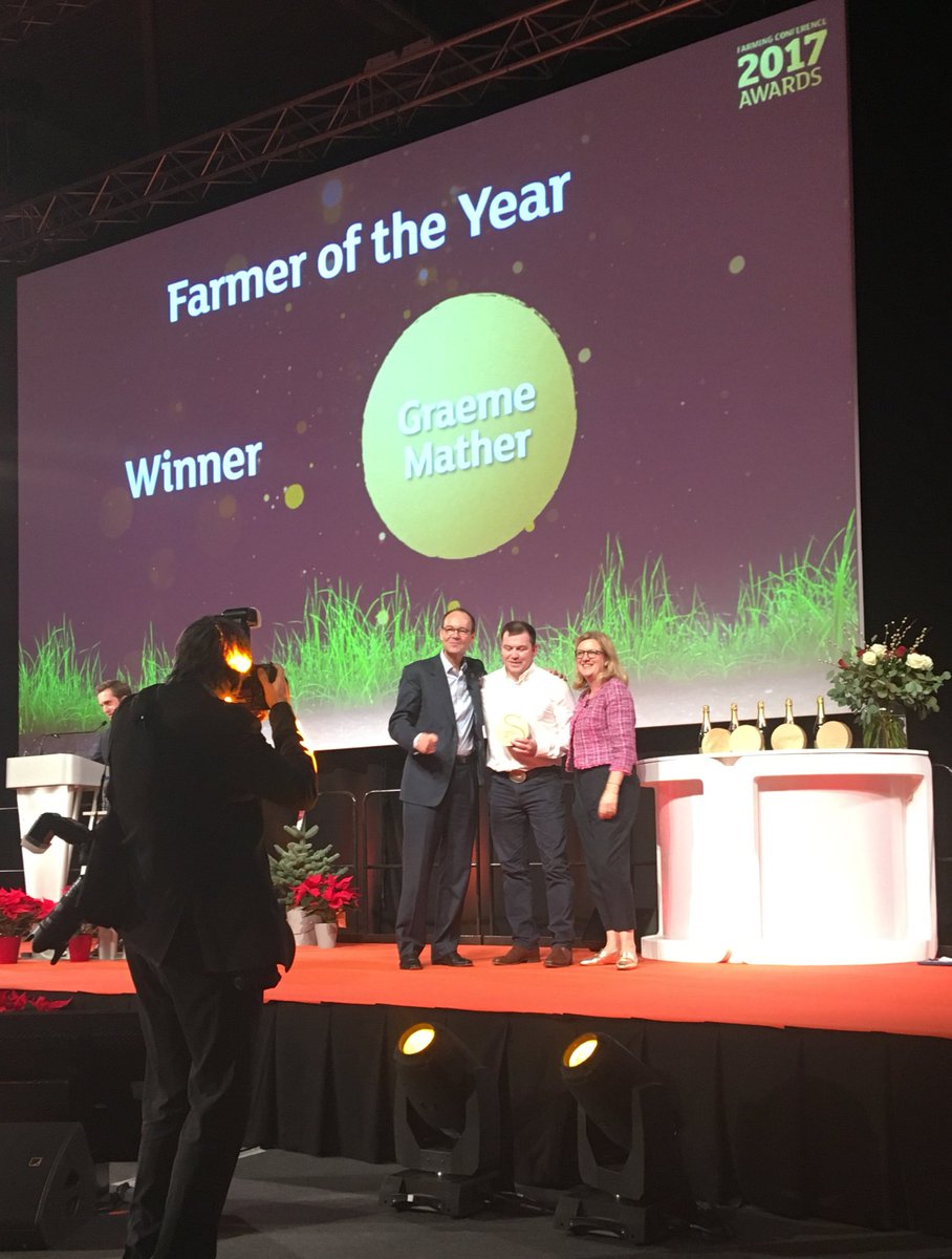 jolawrence25's tweet photo. Sainsbury's beef development group farmer, Graeme Mather wins SAINSBURYS FARMER OF THE YEAR!! 🎉 #JSFC17 https://t.co/jJ4JfjznAu