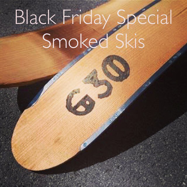 g30_spirits's tweet photo. Our very special #blackfriday offer. Wooden skis handmade with old wood bending technology, full ash core and a back country ski binding. And of course brandmarked G30 🔥🖤. Price upon request. #blackfriday2017 #blackfridaydeals #uniquethings #skiseaso… https://t.co/nSDNHEPgSV https://t.co/3cXYqaB4vX