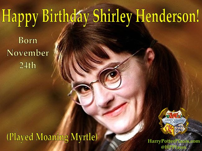 Happy Birthday to Shirley Henderson 