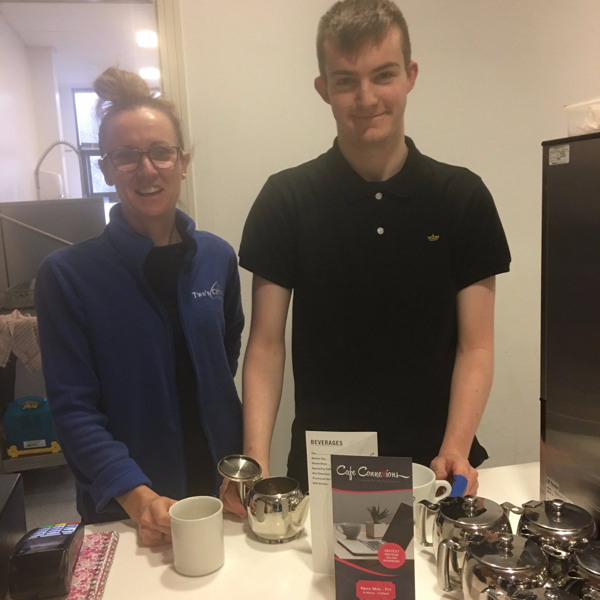 VivienneMCKerr's tweet photo. Final day of work experience for @StJosephsCEIAG student at Cafe Connexions @CatalystIncHQ Northwest.  Thanks to all for a great week! https://t.co/FxDjMDBl5z