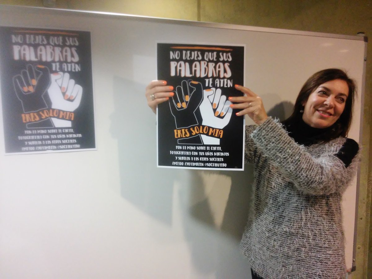 socialutebo's tweet photo. Seguimos apoyando la campaña #metoo #yotambien https://t.co/5emUPGAzs3