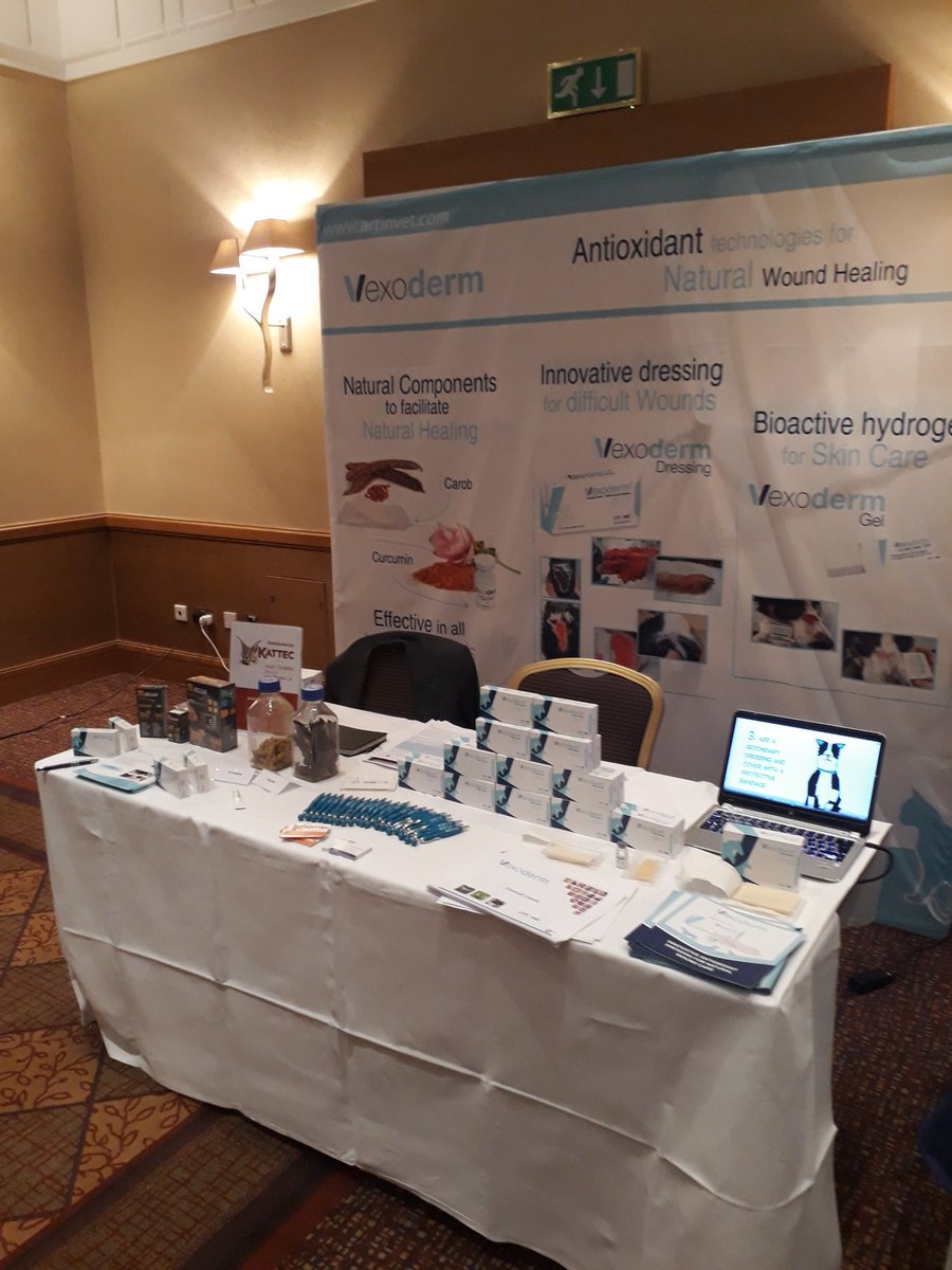 Kattecltd's tweet photo. Ready to go at the #woundcareextravaganza with @ArtinVet and the highly effective Vexoderm dressing. https://t.co/toHqeQpSE6