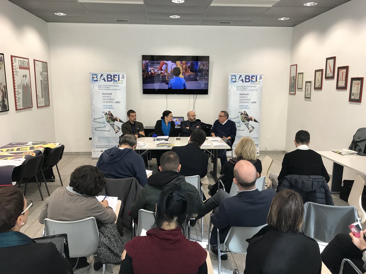 CinetecaSarda's tweet photo. In corso la conferenza stampa del #BabelFF2017, con Paolo Frau, Andrea Dettori, Nevina Satta, Antonello Zanda, Tore Cubeddu e Paolo Carboni!
#sardegnafilmcommission #fsfc #cagliari #sardegna #ras https://t.co/52PTrdjhzu