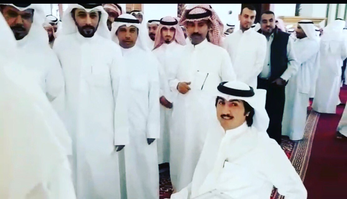 حضور حفل ولد عمي عبدالله مشعل منديل القحص