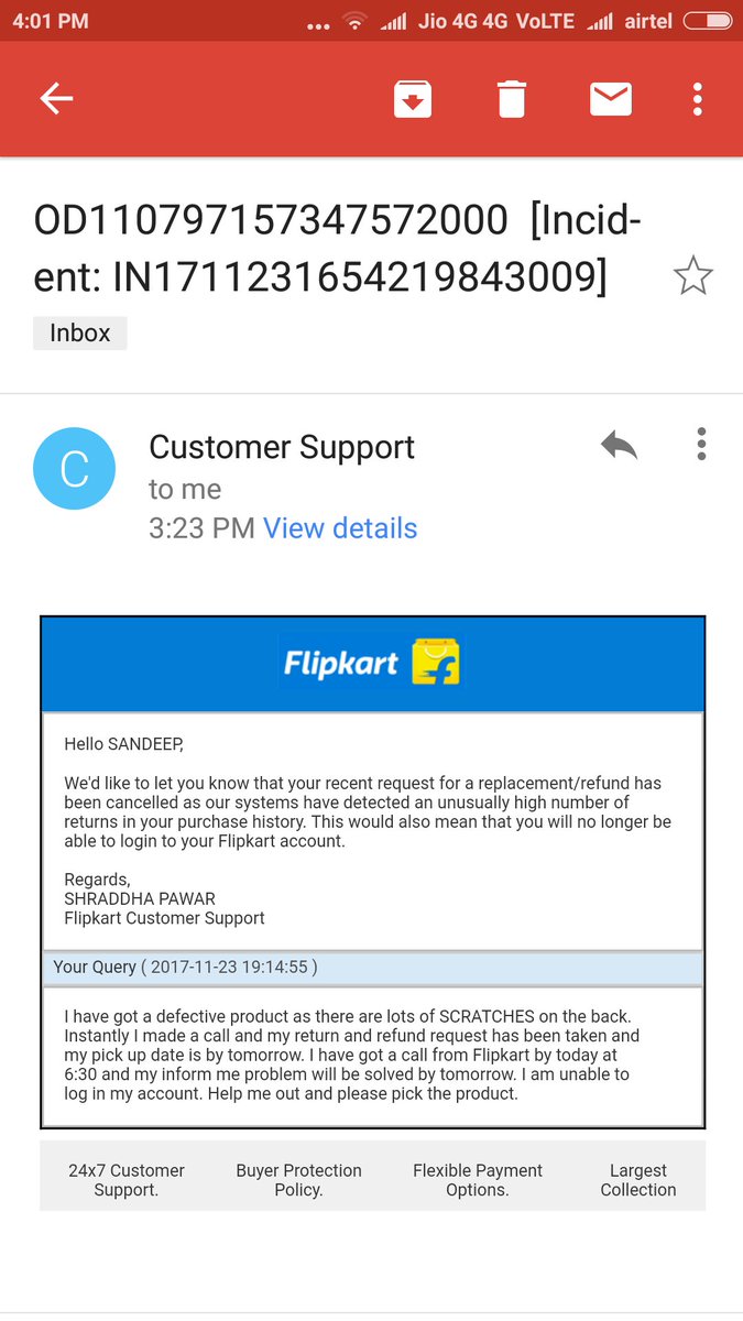 gadgetlover16's tweet photo. @flipkartsupport  https://t.co/x4CHtvfU7r