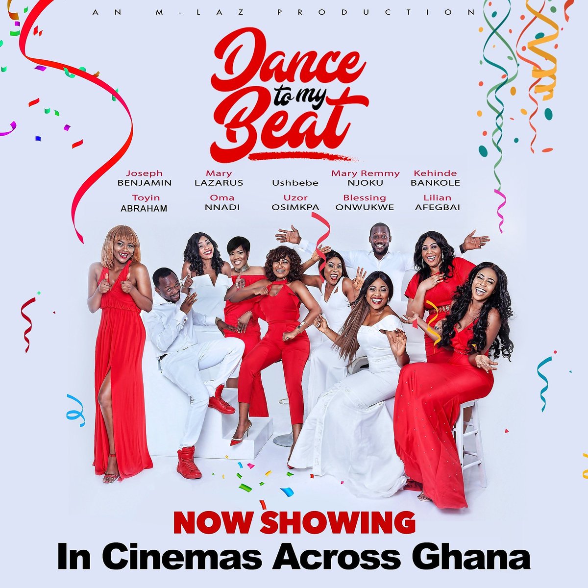 marynlazarus's tweet photo. Hurrray
#DanceToMyBeatTheMovie is Now Showing in cinemas across Ghana😉
Cc @dancetomybeatthemovie  
@silverbirdfilmdistribution https://t.co/fzEqK33yNb