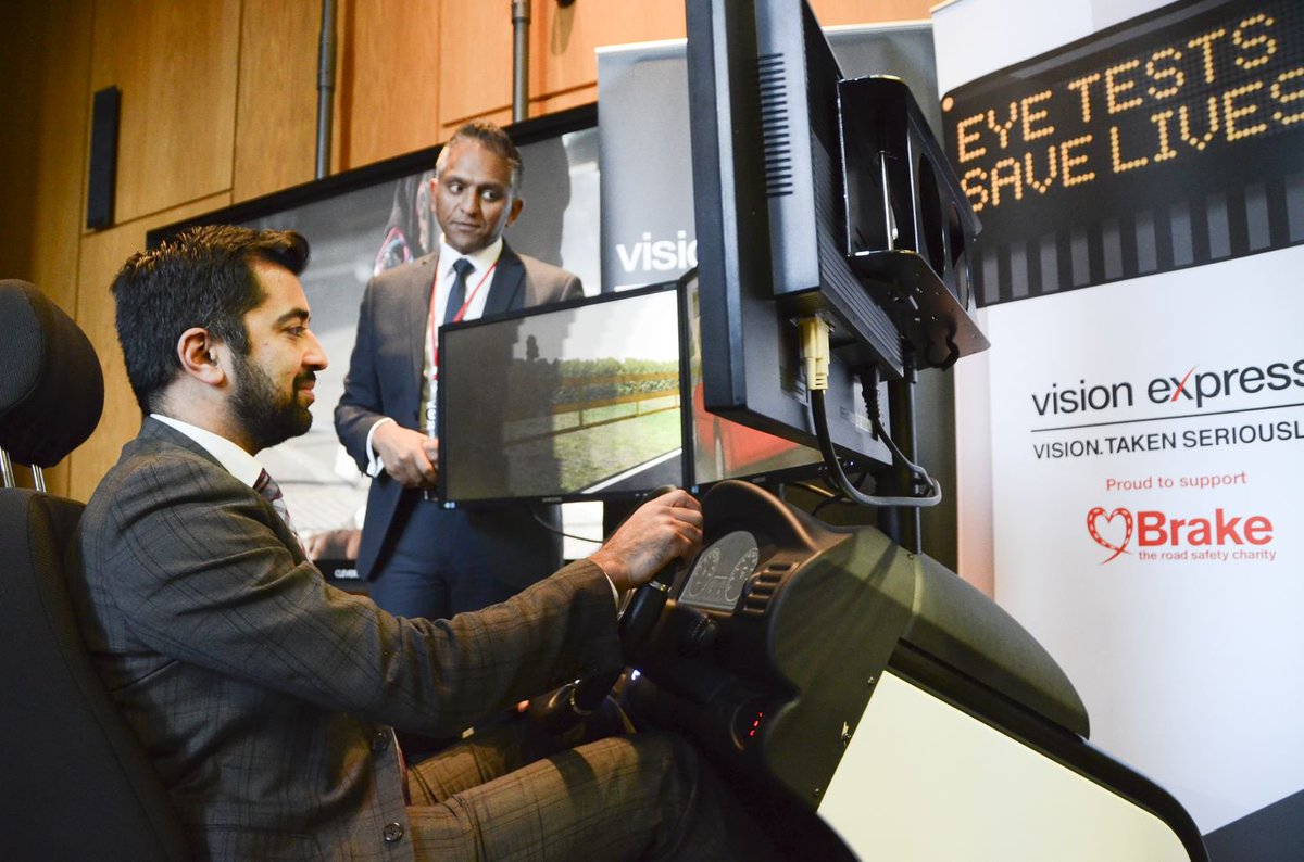 Thanks to <a href="/HumzaYousaf/">Humza Yousaf</a> for joining <a href="/jay_ghadiali/">Jay Ghadiali</a> <a href="/VisionExpress/">Vision Express</a> in Holyrood, to find out more about the importance of driver eye health #EyeTestsSaveLives bit.ly/2A4XaTV