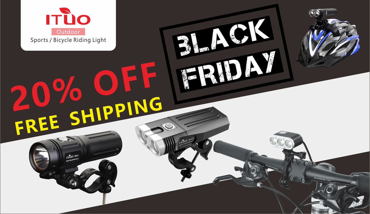 ITUOglobal's tweet photo. #BlackFriday #BlackWeekends is here！Get #ITUO bicycle light, #xSteady gimbal stabilizer and #Buddiesman tripods ALL at a HOT discount and FREE shipping! save $55 MAX!  Amazon: https://t.co/K7BKiJz0Y7 https://t.co/tQu8gD0qjL