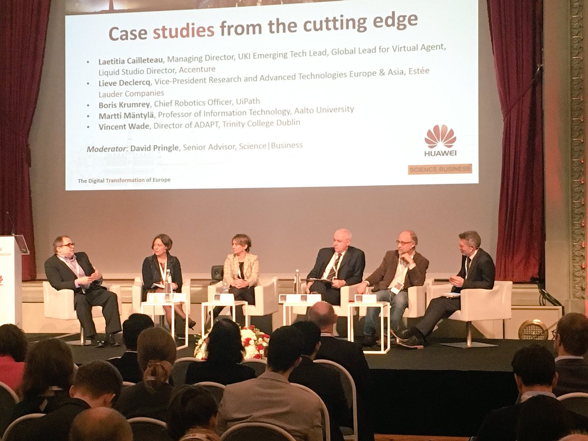 HelsinkiEU's tweet photo. .@AaltoUniversity Professor Martti Mäntylä in panel discussion on #AI : The quality of #data is essential @scibus @Huawei #HuaweiAcademy #5G #IoT https://t.co/vMliuNa9Xc