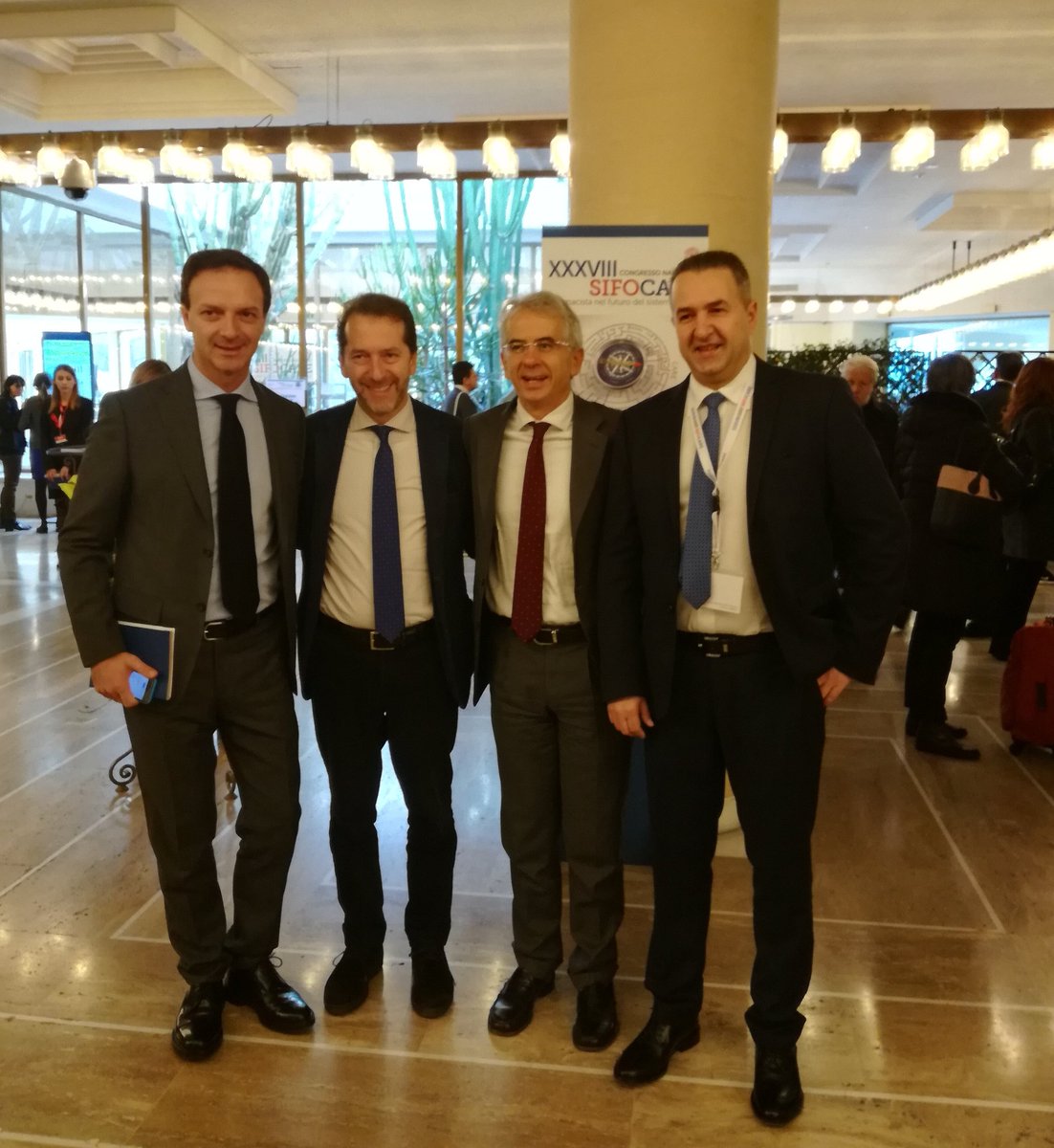 Cosimo Maria Ferri (@ferricosimo) on Twitter photo Al XXXVIII congresso nazionale SIFO Care "il farmacista nel futuro del sistema salute": le prospettive alla luce delle nuove tecnologie, dell'innovazione e della riforma Gelli
<a href="/Congresso_SIFO/">Congresso SIFO</a> #innovazione #salute Al XXXVIII congresso nazionale SIFO Care "il farmacista nel futuro del sistema salute": le prospettive alla luce delle nuove tecnologie, dell'innovazione e della riforma Gelli
<a href="/Congresso_SIFO/">Congresso SIFO</a> #innovazione #salute