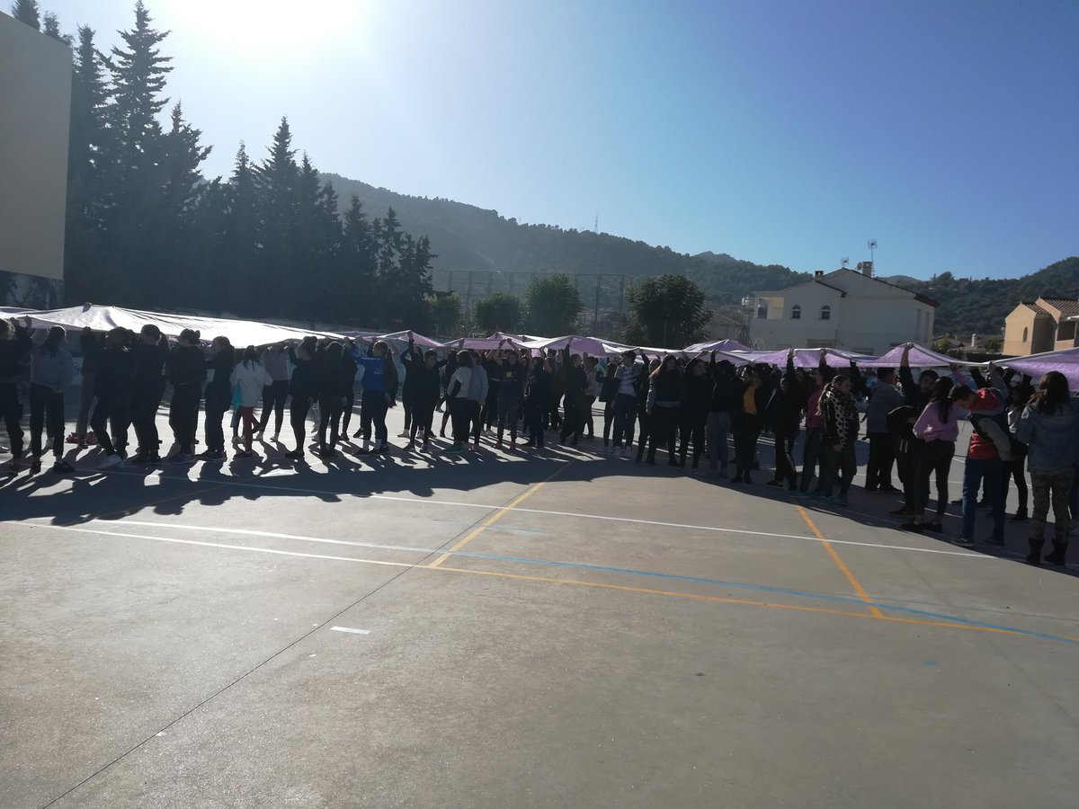CovaCEP's tweet photo. IES Huerta Alta contra la violencia de género #NoEsNo @cepmalaga https://t.co/g9obGxGoSD
