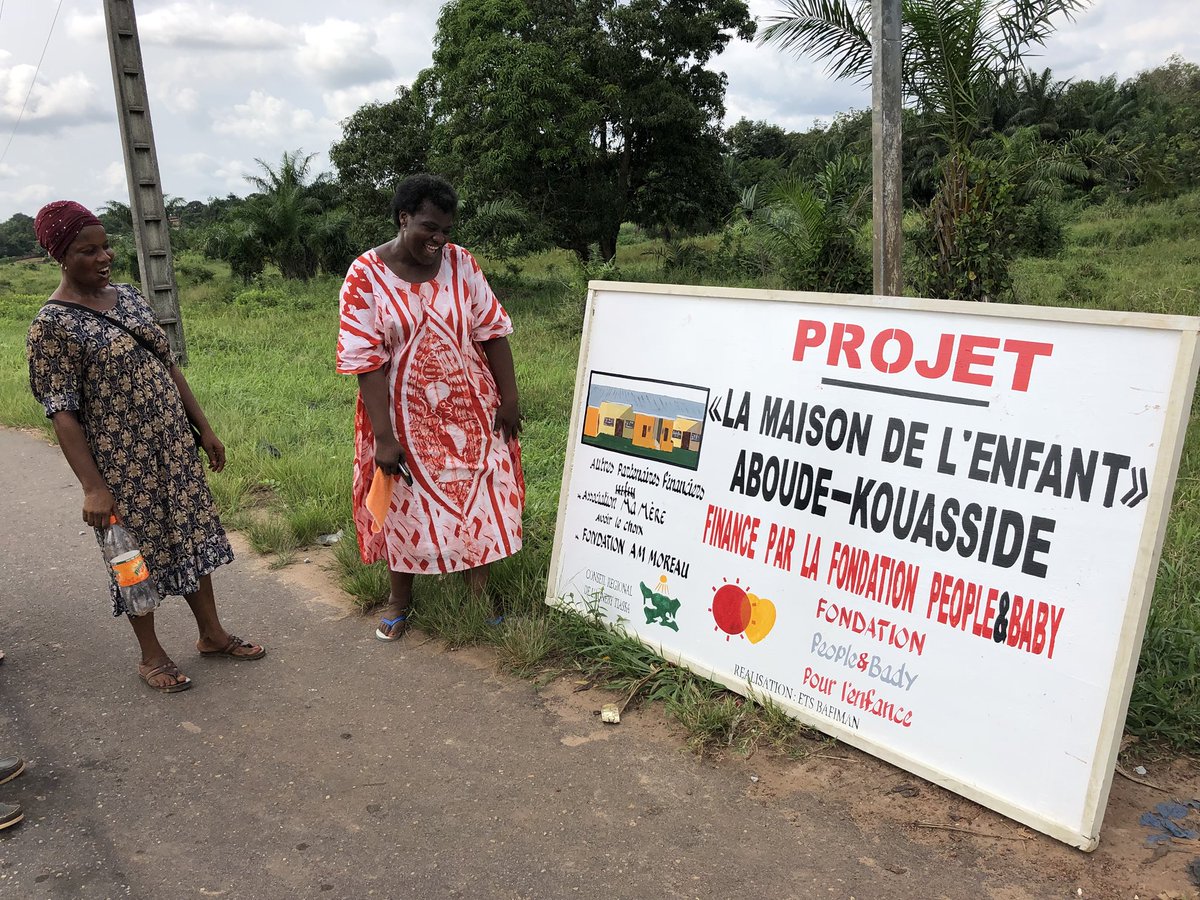 broglin_odile's tweet photo. La #fondation#people&amp;baby investit en côte d ivoire pour créer une #maisondelenfance https://t.co/HlqrQe82dR