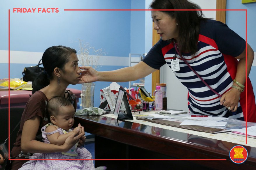 The incidence of malaria in #ASEAN decreased from 745 per 100,000 people in 1990 to only 90 per 100,000 in 2015. #FridayFacts