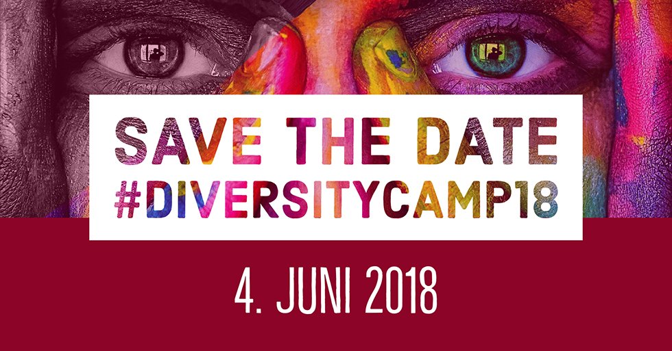 SAVE THE DATE &amp; SPREAD THE WORD #diversitycamp18 is coming! Am 4. Juni 2018 in Wien an der @FHdesBFIWien. Get more Info: diversitycamp.at #Diversity #CSR #HR #Personal #Marketing #Nachhaltig #Barrierefrei #BarCamp #business