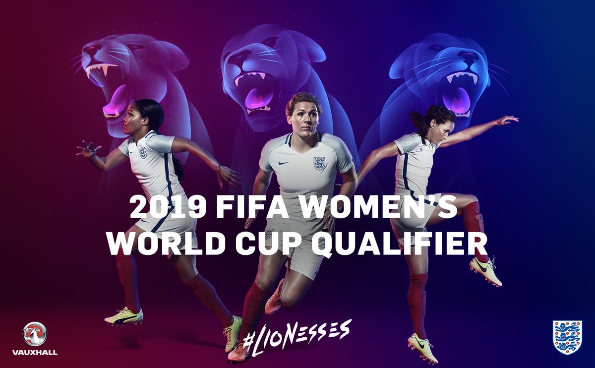 WeAreOculus's tweet photo. Best of luck tonight to @JoPotter8 &amp; the #lionesses in their World Cup qualifier against Bosnia &amp; Herzegovina.  The match is sold out, but you can watch the game live on BBC 2 at 7pm. Oculus - proud sponsors of Jo Potter &amp; supporters of the Lionesses. Over, Above, Beyond. https://t.co/toEuklzrFI