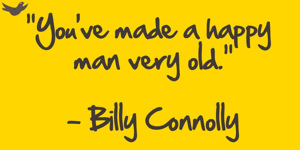 Happy 75th birthday to Billy Connolly, born in 1942. A man with no shortage of quotes! 