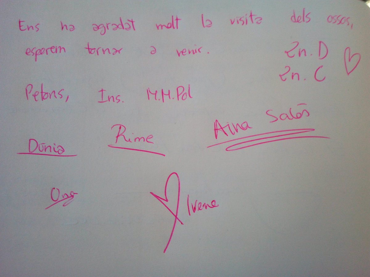 Avui ens han visitat els alumnes de 2n C i D de l'institut Miquel Martí i Pol. Els ha agradat molt la visita #museuslocals #lesquerda <a href="/RodadeTer/">Ajuntament de Roda de Ter</a>