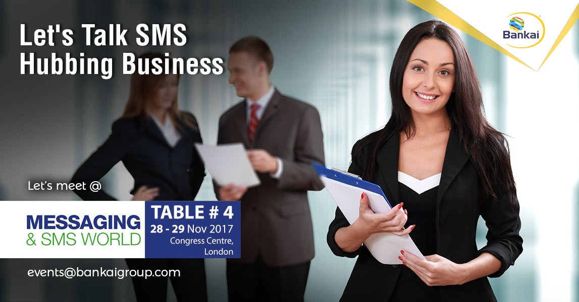 Bankai_Group's tweet photo. Attending #SMSWorld next week? Schedule a meeting with our expert today for best #SMSRoute Services! https://t.co/lEanFLyeqw https://t.co/VWg1PLp1Jh