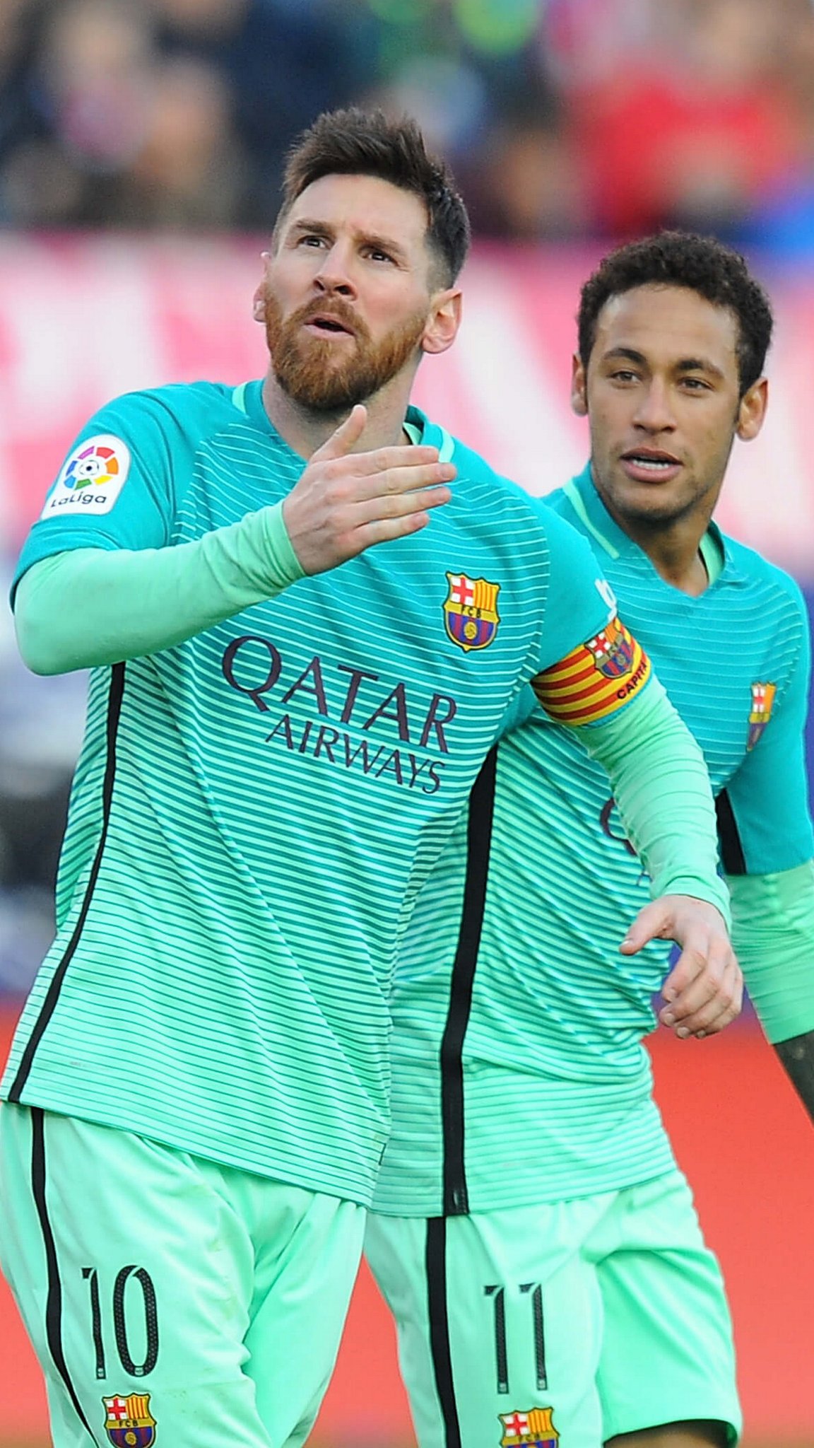 Messi and Neymar 10 11 argentine barcelona laliga spain HD phone  wallpaper  Peakpx