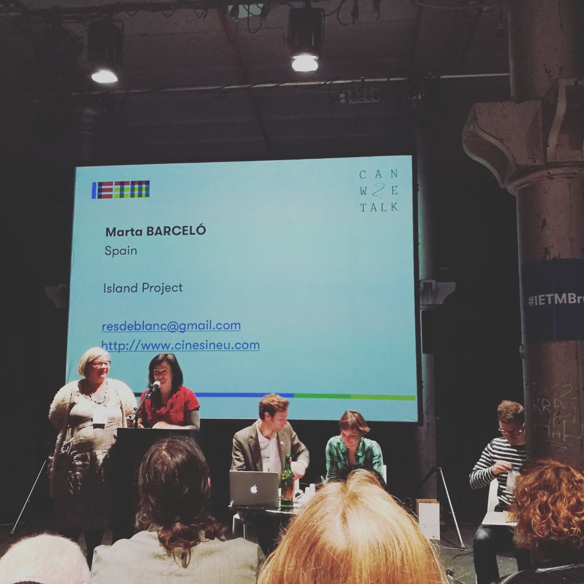 cinesineu's tweet photo. Just presented at the #IETMBrussels our new residency exchange program ISLAND CONNECT with one of our partners, Susane Danig from #BIRCA  (Denmark). Looking forward to creating new connections! https://t.co/V2ZtyQGPa3