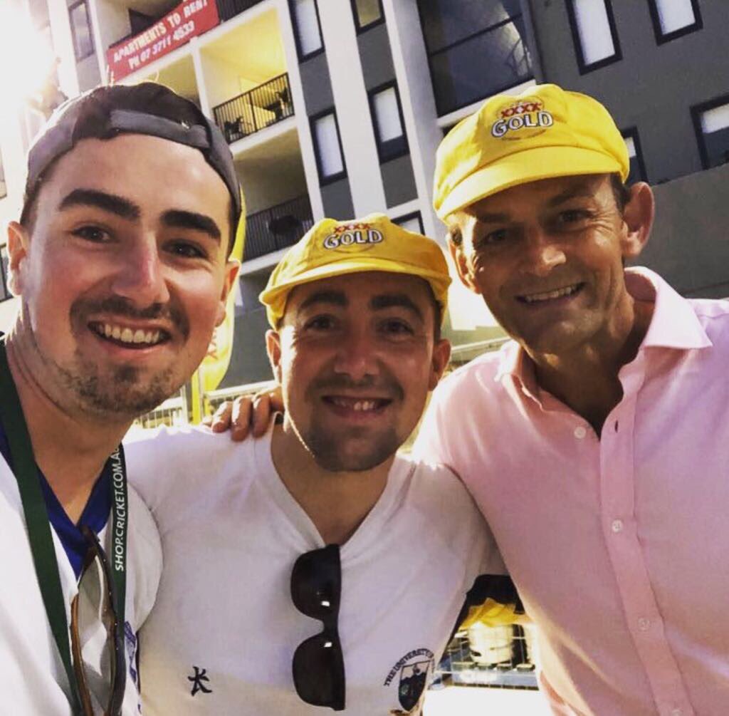 Great to meet some of these pommie apple water drinkers 😉

They always come here with such high hopes, bless them 

#ashescricket #Ashes2017