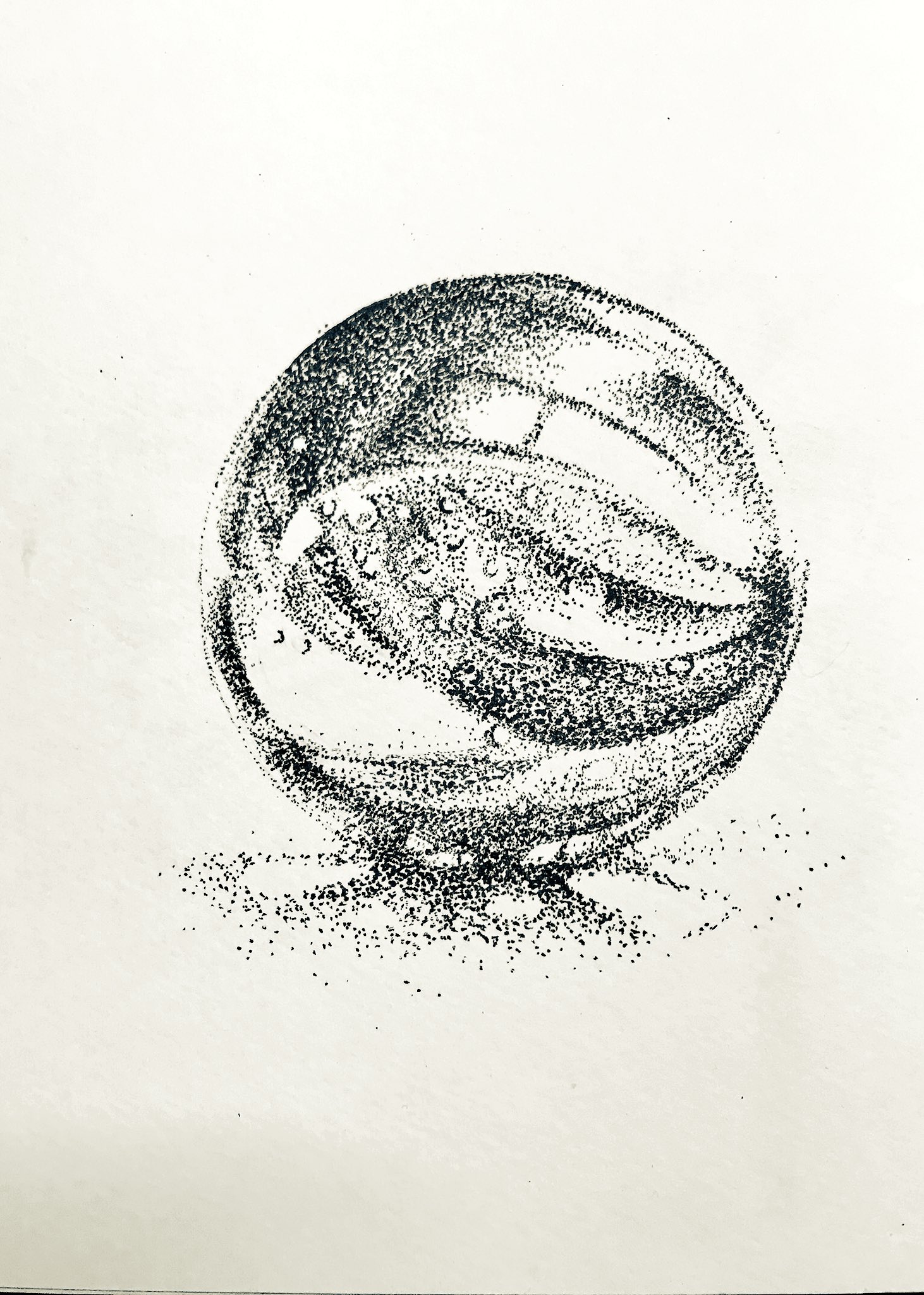 宮殿にて　　　点描画 File:NDL-DC 1307545-Tsukioka Yoshitoshi-伏見大地震桃山御殿図