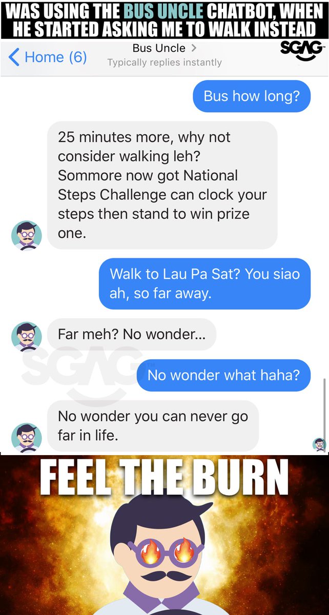 SGAG_SG's tweet photo. Savage Bus Uncle is savage https://t.co/ZebXOiR1mM