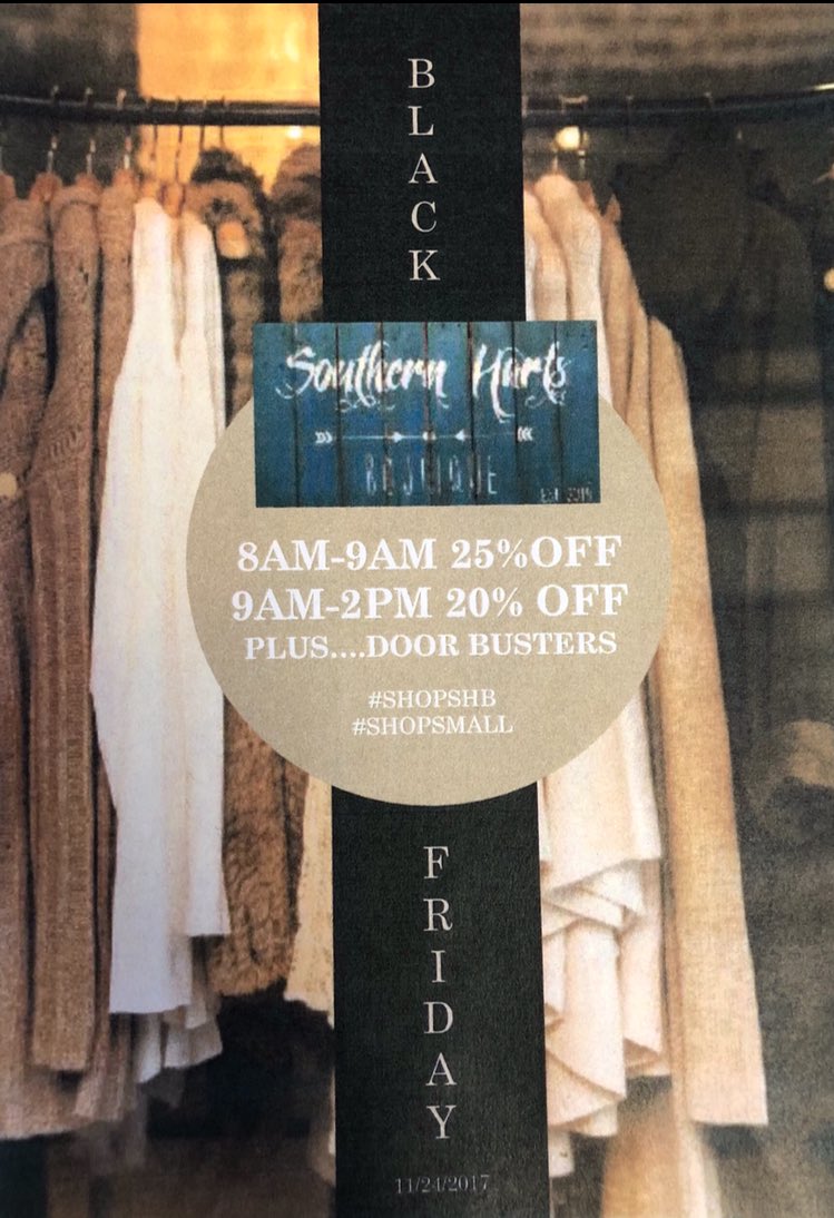 SHBoutiques's tweet photo. 'Tis the season for Black Friday! Come visit us today and check out our awesome Black Friday deals and door busters in BOTH locations! 🎄👗✨🙌🏼👢👠#ShopSHB #ShopSHBPulaski #ShopSHBBurg https://t.co/X6hphQyI1q