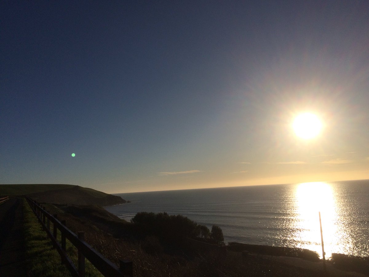 Beautiful crisp morning on #DeiseGreenway this morning. Overlooking Clonea Strand